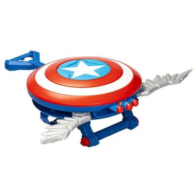 NERF Blaster Skyshot Captain America - Pour un déguisement audacieux!