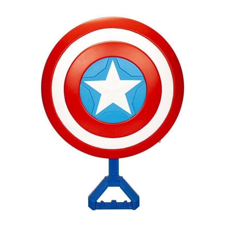 NERF Blaster Skyshot Captain America - Pour un déguisement audacieux!