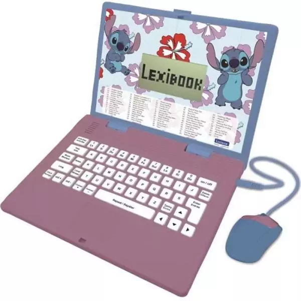 Ordinateur éducatif bilingue STITCH – 124 activités (Français-Anglais)