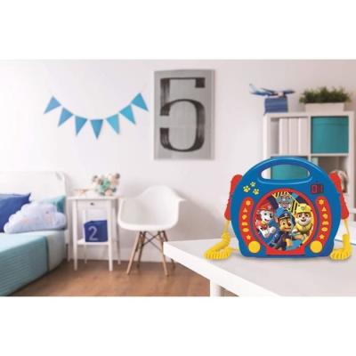Lecteur CD karaoké enfant avec 2 micros - PAT' PATROUILLE