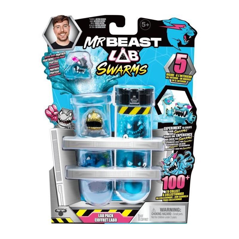 Collectionnez plus de 100 figurines miniatures MrBeast Lab Swarms - 5 modèles aléatoires
