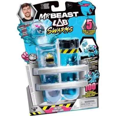 Collectionnez plus de 100 figurines miniatures MrBeast Lab Swarms - 5 modèles aléatoires