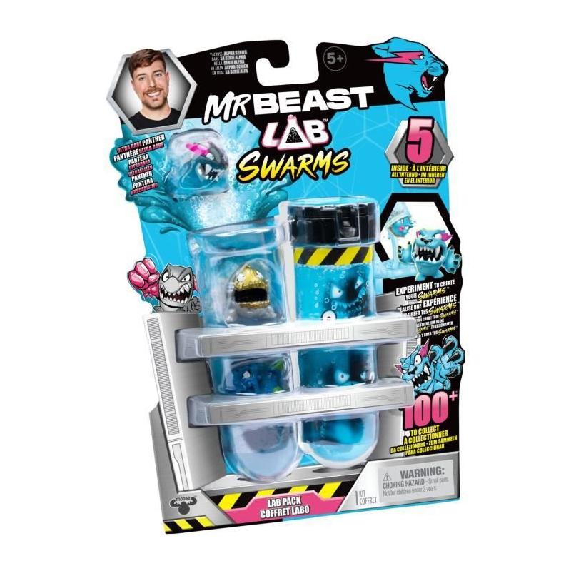 Collectionnez plus de 100 figurines miniatures MrBeast Lab Swarms - 5 modèles aléatoires