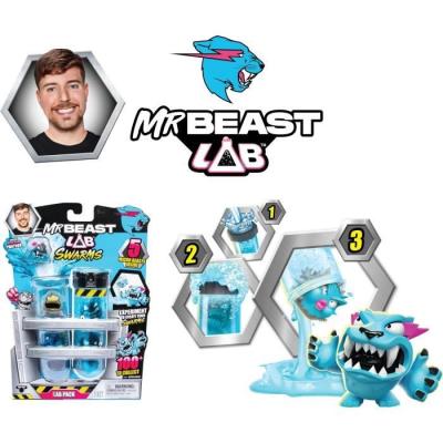 Collectionnez plus de 100 figurines miniatures MrBeast Lab Swarms - 5 modèles aléatoires