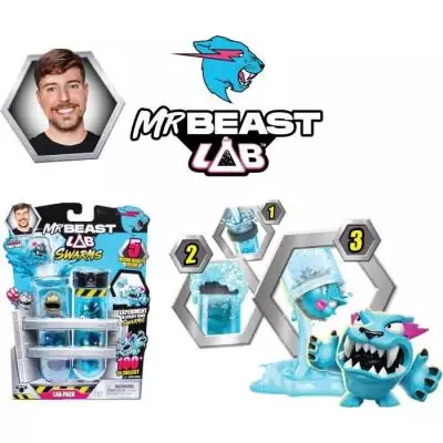 Collectionnez plus de 100 figurines miniatures MrBeast Lab Swarms - 5 modèles aléatoires