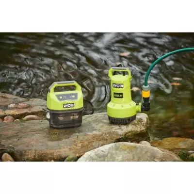 Pompe d'évacuation 18V RYOBI - Puissante et polyvalente