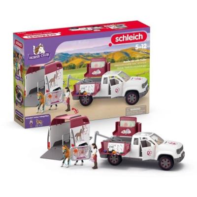 Coffret Vétérinaire mobile avec remorque SCHLEICH 42704 - Horse Club
