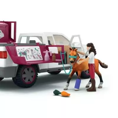 Coffret Vétérinaire mobile avec remorque SCHLEICH 42704 - Horse Club