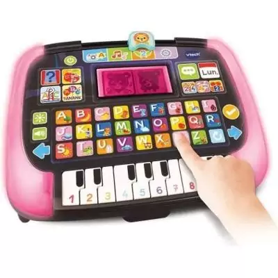 Tablette éducative VTECH P'tit Genius Magic Light - Noir/Bleu