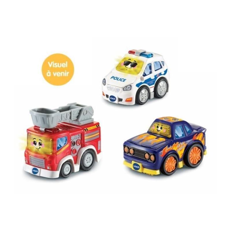 Découvrez le Coffret Trio Véhicules Série Pro - Idéal pour Circuit Miniature!