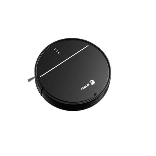 FAGOR FGR200 - Aspirateur Robot connecté 3 en 1 - 80 min - 12 W - 600 ml - Noir