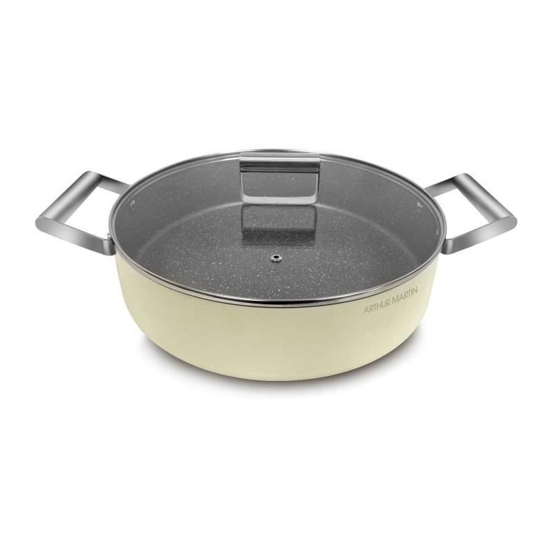 Faitout Arthur Martin AM1102 - Aluminium Forgé 28 cm - Induction + four