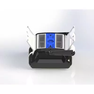 Robot piscine Robopool - Clean Pool autonome - Blanc (67x48x31 cm)