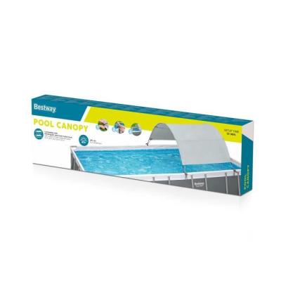 Auvent piscine ovale et rectangulaire - Protection efficace et compacte