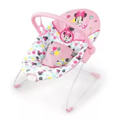 Transat bébé MINNIE Confettis avec jouets d'éveil - Vibrations apaisantes Transat bébé MINNIE Confettis avec jouets d'éveil - Vibrations apaisantes