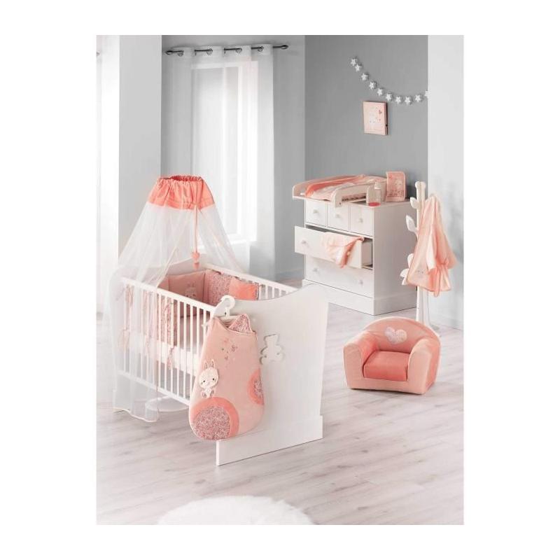 Matelas à langer Lapinou - Rose - 50 x 75 cm