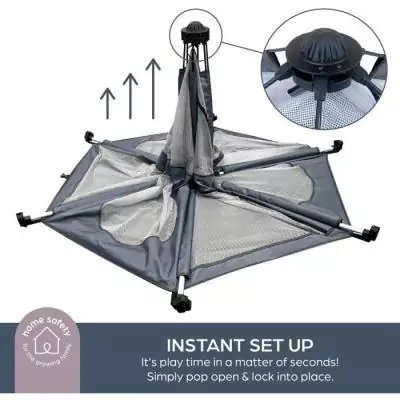 Parc Aventure Pop-Up Dreambaby - Tissu avec sac de transport - Protection UV - Ø 1,3 m