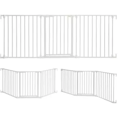 Barriere de sécurité enfant Discovery 3 - Blanc - 74,5 cm à 1,95 m