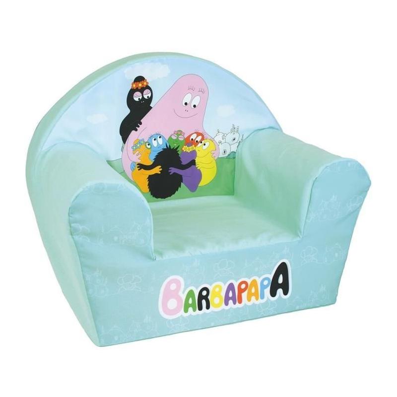 Fauteuil club enfant BARBAPAPA - FUN HOUSE - Origine France - 52 x 33 x 42 cm