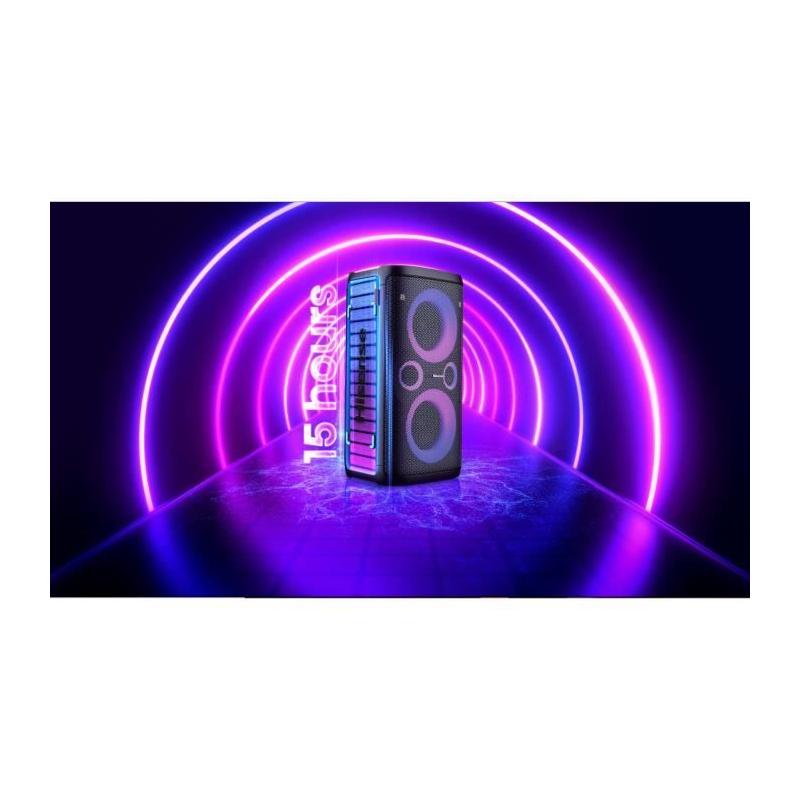 Enceinte de soirée Bluetooth portable HISENSE Party Rocker One - 300W - Effets lumineux - Noir