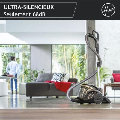 Aspirateur sans sac HOOVER HP720PET - Puissance 850W - Spécial parquet et animaux