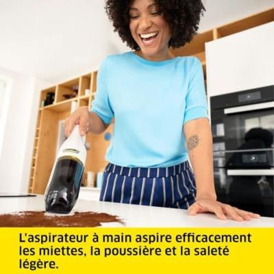 Aspirateur à Main sans Fil KARCHER CVH 2 - Nettoyage Facile