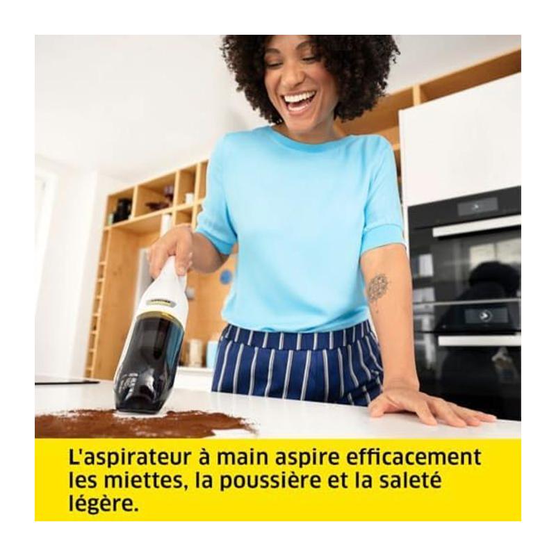 Aspirateur à Main sans Fil KARCHER CVH 2 - Nettoyage Facile