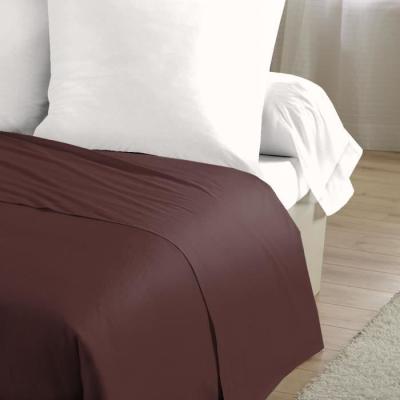 Drap plat moderne - LOVELY HOME - LH71589 - 240 x 300 cm - Marron