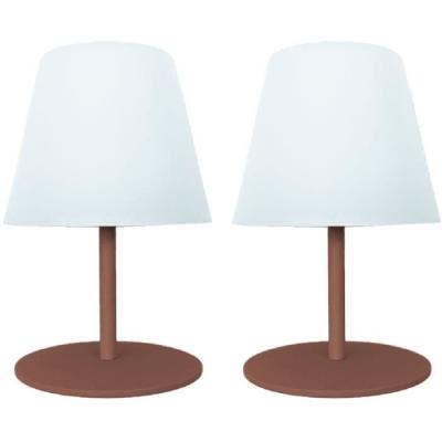 Lampes de table sans fil - LUMISKY TWINS - Terracota - Lot de 2