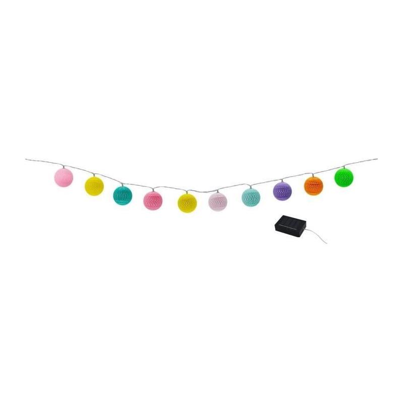 Guirlande lumineuse solaire MIMY COLORS SOLAR - Illuminez votre kiosque en toute élégance
