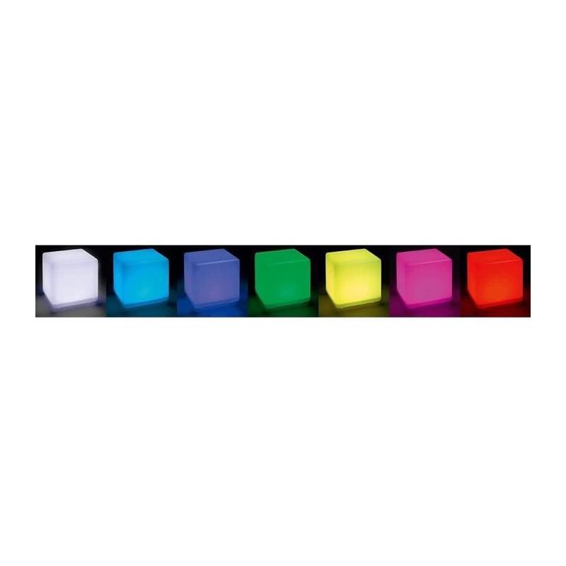 Cube solaire lumineux LUMISKY CASY - Tabouret table basse KIOSQUE - GAZEBO