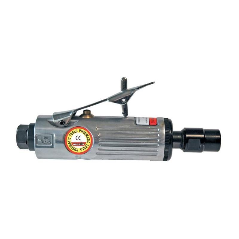 Meuleuse droite pneumatique MECAFER avec 10 meules - Compact et efficace