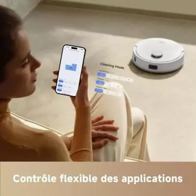 Aspirateur Robot Dreame MOVA E20: Puissance d'Aspiration de 5 000 Pa