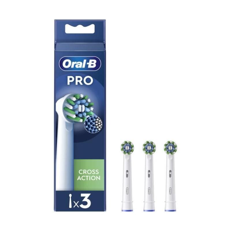 BROSSETTES Oral-B Pro Cross Action, Pack De 3 - Dimensions: 22x7x2 cm
