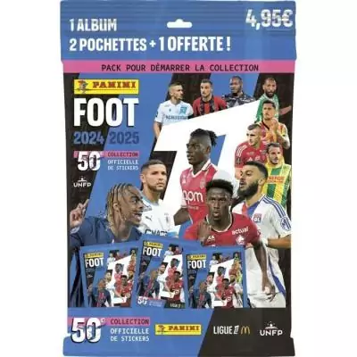 Pack de démarrage - PANINI - Foot Ligue 1 2024-2025 - McDonald's