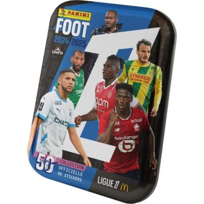 Boîte métal PANINI Foot Ligue 1 2024-2025 - McDonald's - 84 stickers
