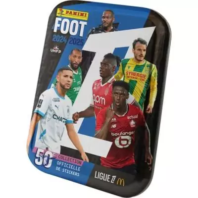 Boîte métal PANINI Foot Ligue 1 2024-2025 - McDonald's - 84 stickers