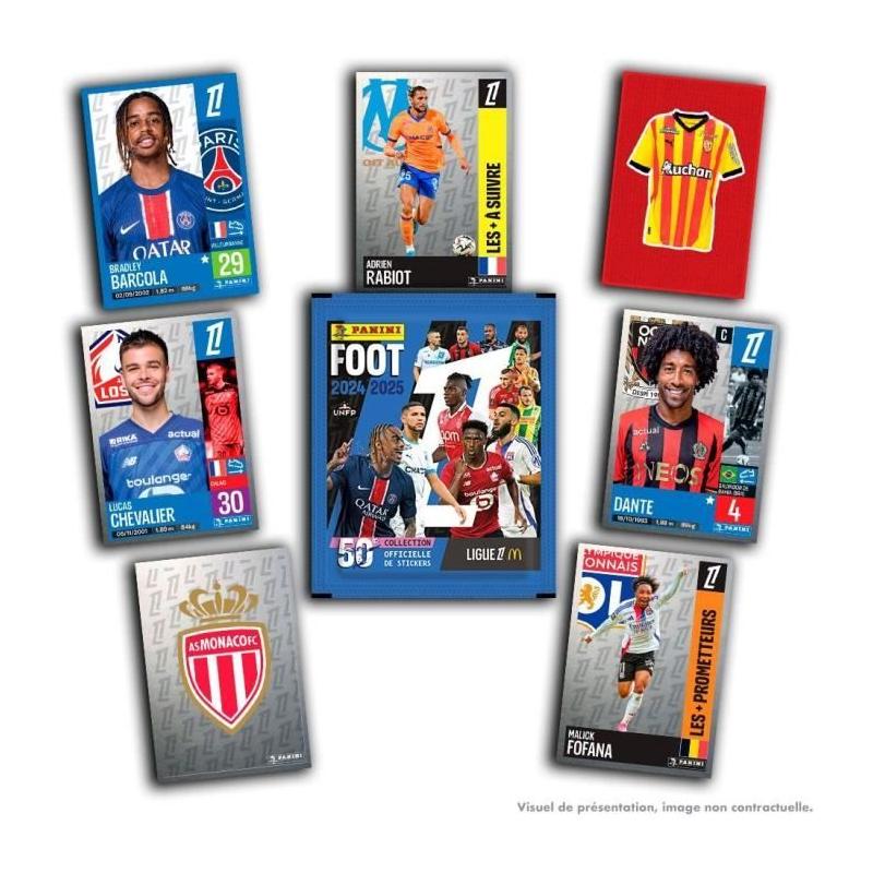 Boîte métal PANINI Foot Ligue 1 2024-2025 - McDonald's - 84 stickers