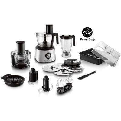 Robot de cuisine 6-en-1 Philips HR7778/00 - 1300W - 3,4L - Inox