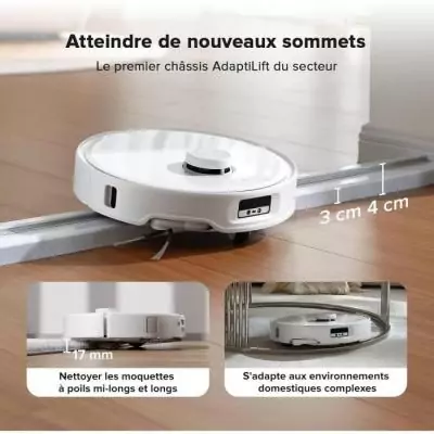 ROBOROCK QREVO CURV - Robot Aspirateur Laveur 18500 Pa
