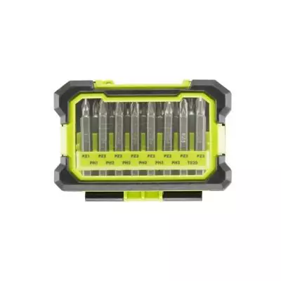 Coffret antichocs RYOBI 15 accessoires vissage mixtes - RAK15MSD