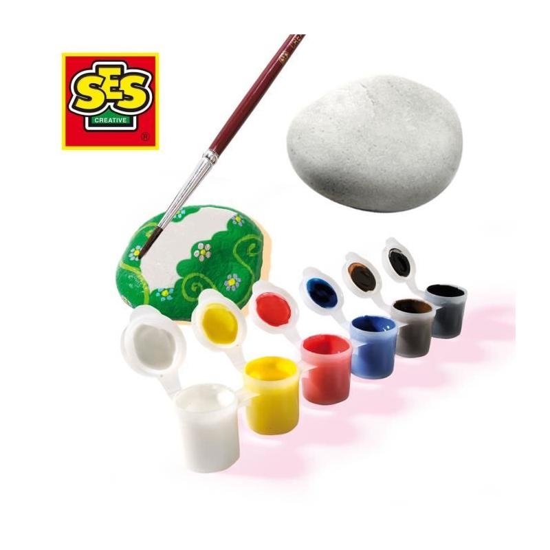 Peinture pierre créative SES: jeu de peinture amusant