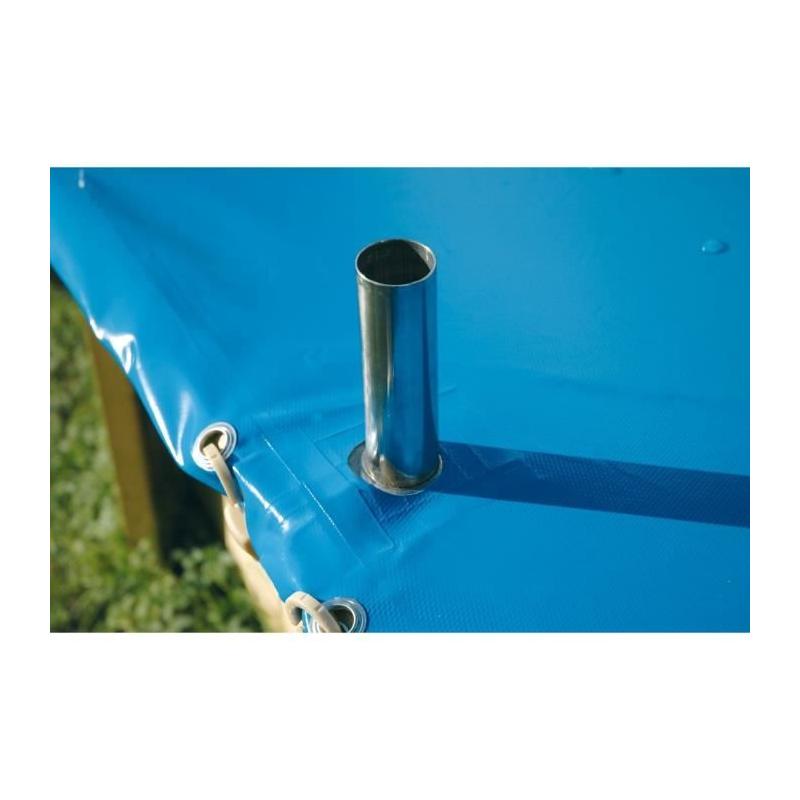 Bâche piscine bois UBBINK 400x610 - Épaisseur 550gr - NF P 90-308