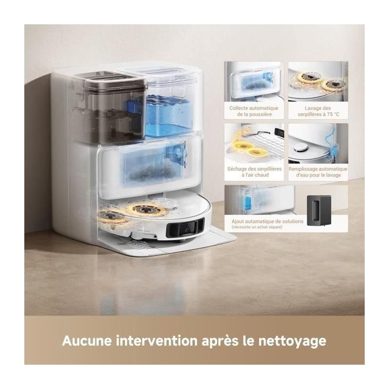 Aspirateur Robot MOVA P50 Ultra: Nettoyage puissant, coin à bord