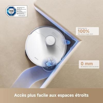 Aspirateur Robot MOVA P50 Ultra: Nettoyage puissant, coin à bord