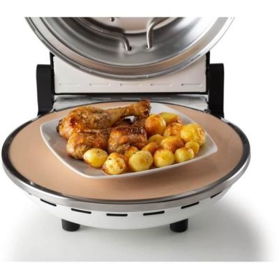 Four à Pizza Electrique Ariete 918 Blanc 1200W - Pierre Réfractaire - Diamètre 33cm