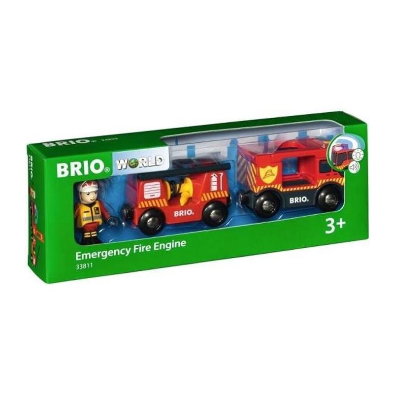 Camion de Pompiers Son et Lumière BRIO - Ravensburger: Lance à incendie