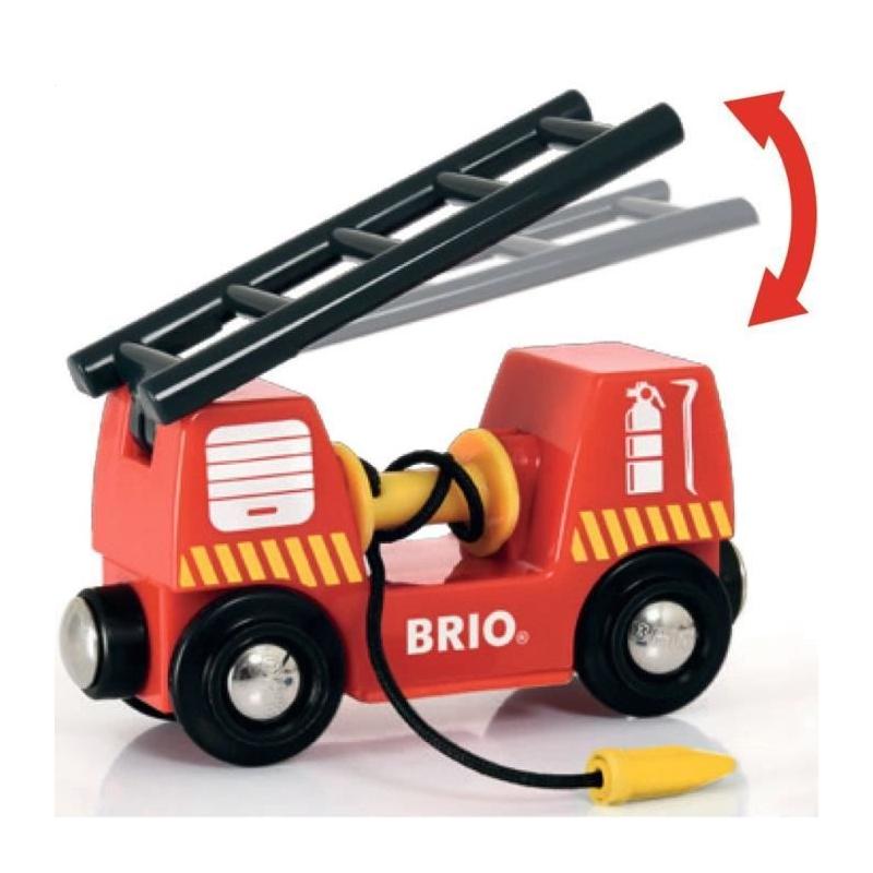 Camion de Pompiers Son et Lumière BRIO - Ravensburger: Lance à incendie