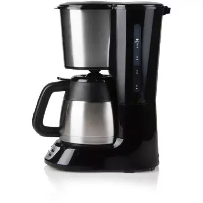 Cafetière filtre DOMO DO709K: 1000W, 1L, 8 tasses, LCD - Inox