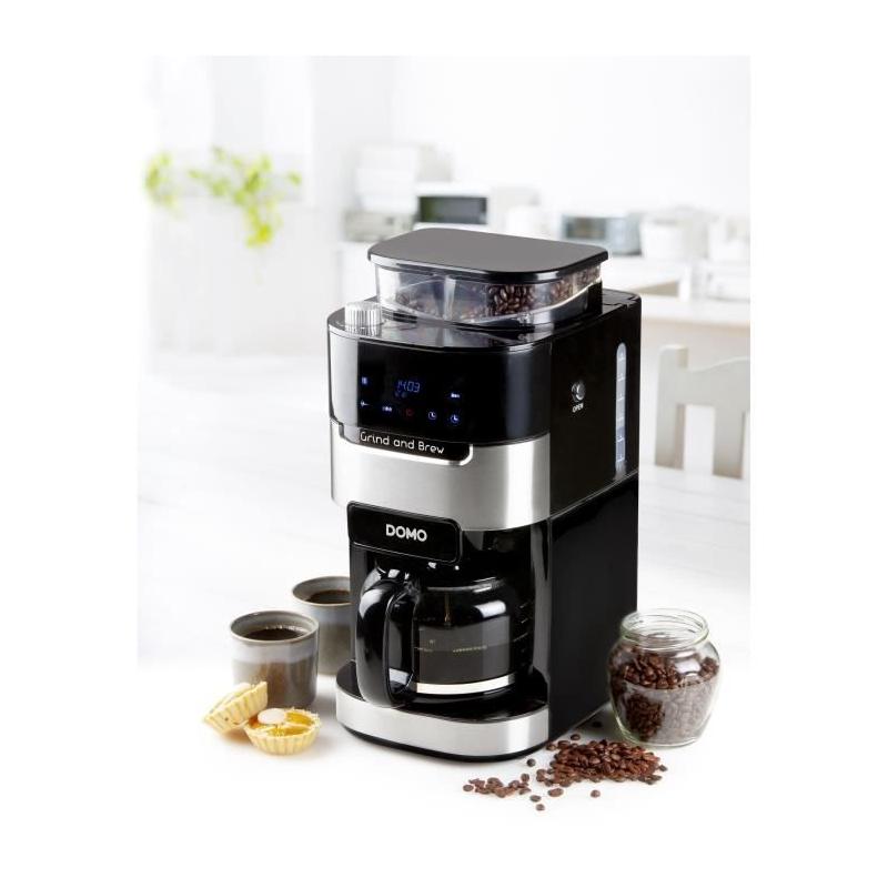 Cafetière filtre DOMO DO721K - 900W - 1,5L - 12 tasses